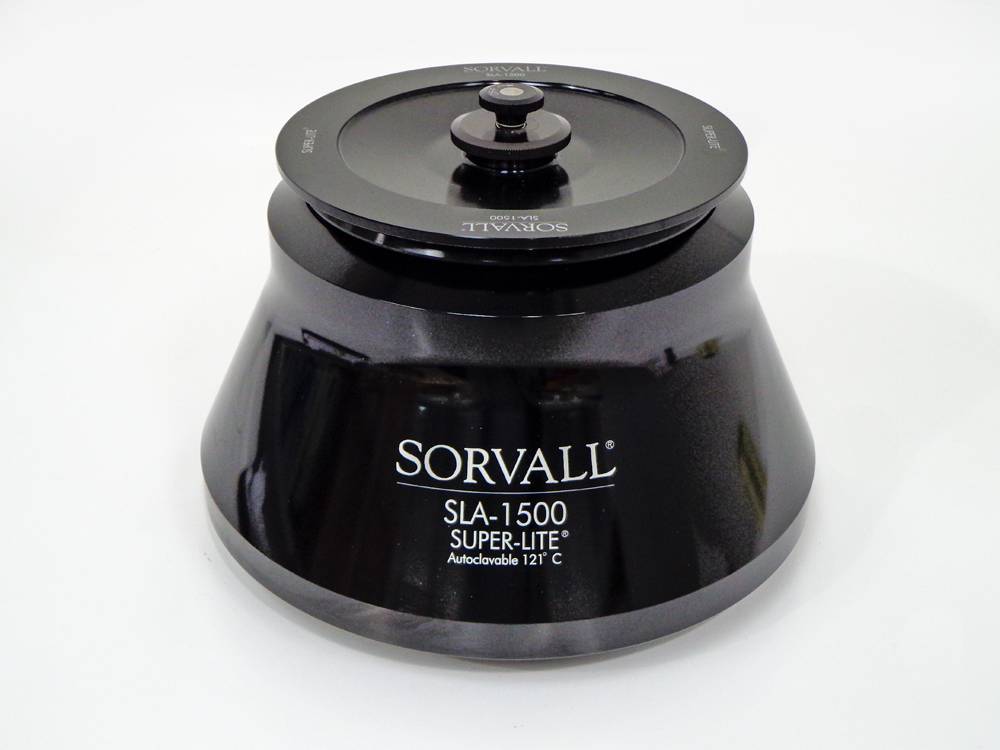Sorvall Super-Lite Model SLA-1500, Six Place 250ml Bucket Space Fixed Angle Centrifuge Rotor.